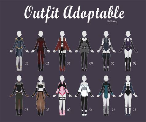 Open 112 Casual Outfit Adopts 54 By Rosariy On Deviantart