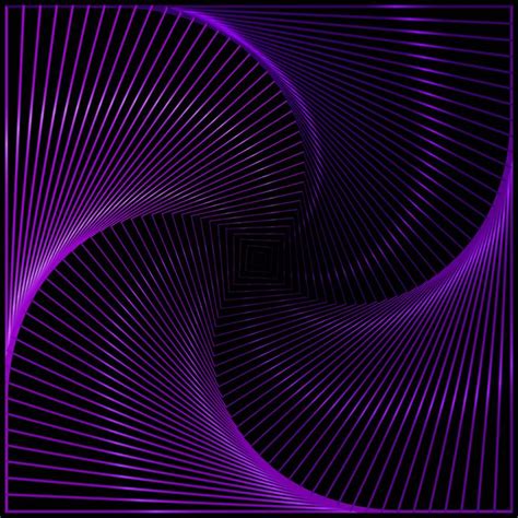 Abstract Structural Curved Background Violet Lines And Magenta Waves