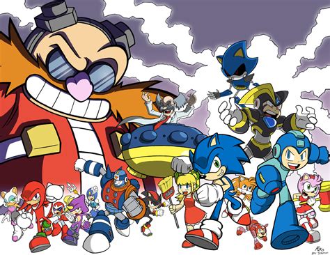 Sonic X Mega Man By Toug 2000 On Deviantart