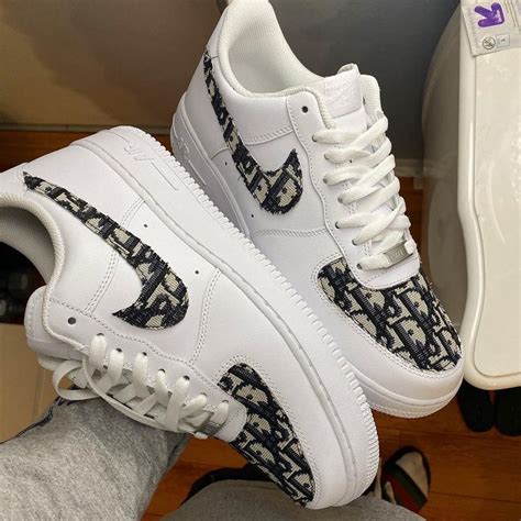 Buy safely with our purchase protection! Dior - Custom Nike Air Force 1 w/ dior stitching (AF1) in ...