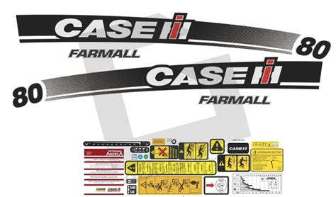 Case Ih Farmall 80 Tractor Decals Stickers Compatible Comple Zac
