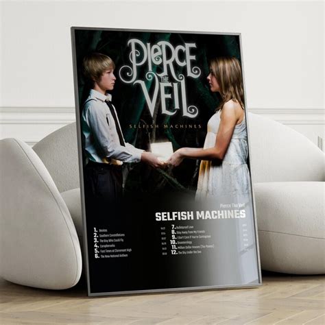 Pierce The Veil Selfish Machines Album Cover Poster Wall Art Pierce