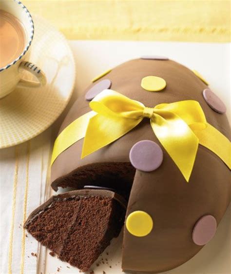 How To Make An Easter Egg Cake With Fondant Icing Easter Egg Cake