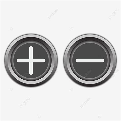 Plus Button Vector Art Png Plus Button And Minus Button Plus Icon