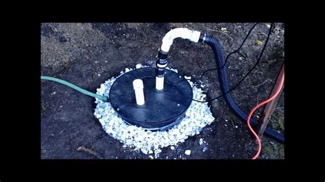Outdoor Sump Pump Installation Youtube