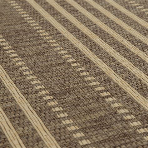 Entdecken sie teppiche aus sisal und jute in vielen formen, größen und farben bei benuta. Flachgewebe Teppich Sisal Optik Streifen Braun | Teppich.de