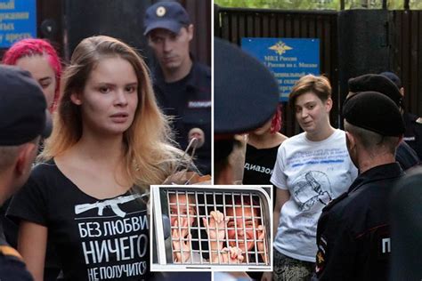 Russian Punk Rock Group Pussy Riot Re Arrested Just Moments After They Were Released For