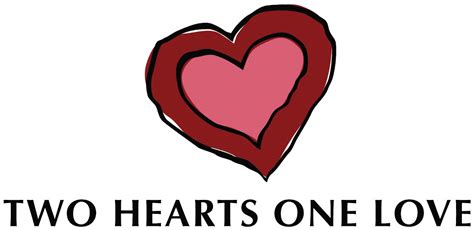 Two Hearts One Love Heart Clipart Full Size Clipart 5520669