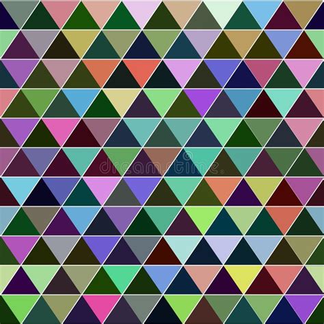 Seamless Triangle Pattern Vector Background Stock Vector