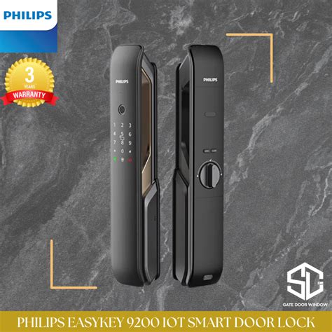 Philips Easykey 9200 Smart Push Pull Door Digital Lock 3 Years