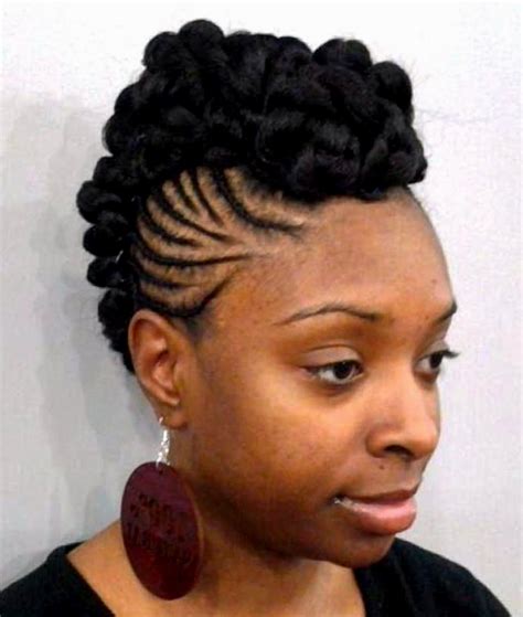 Excellent Cornrow Mohawk Hairstyles Black Women Braided Hairstyles