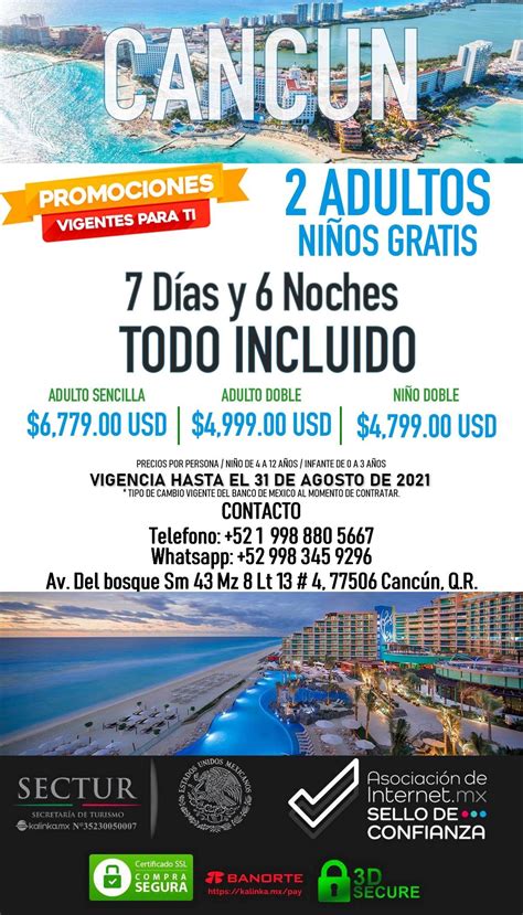 érkezés Szakvélemény Elkerülhetetlen Ofertas Cancun Todo Incluido 2020