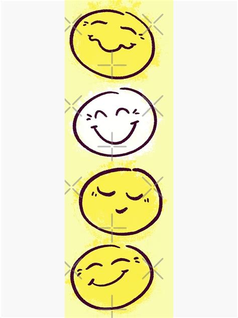 Cute Happy Emojis Photographic Print For Sale By Manondelart Redbubble
