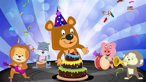 Happy Birthday Song Party Song Nursery Rhymes For Kids Birthday