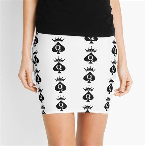 Crowned Queen Of Spades Mini Skirt For Sale By Jeffmurdoc099 Redbubble