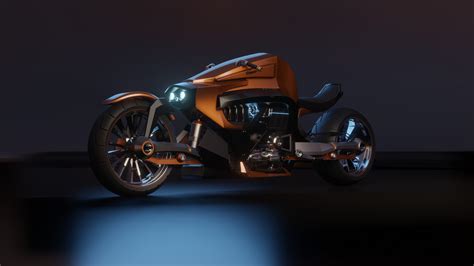 Artstation Science Fiction Motorcycle