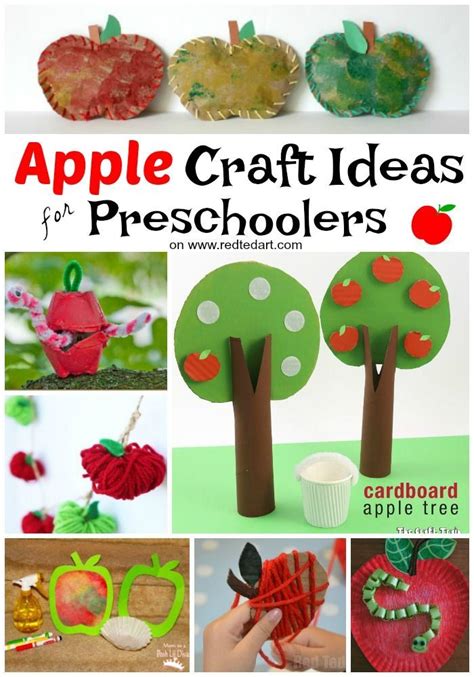Toddler Apple Crafts For Preschoolers Teaching Treasure