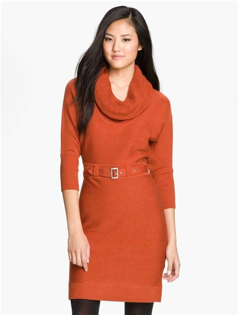 Cowl Neck Sweater Dress Knit Dress Sweater Dresses Gameday Outfit