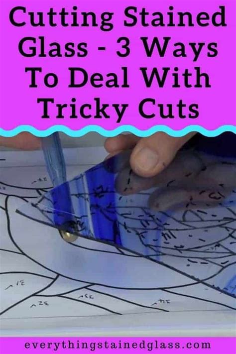 Cutting Stained Glass By Tapping Video Artofit