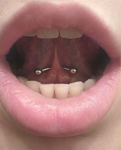 Tongue Web Piercing