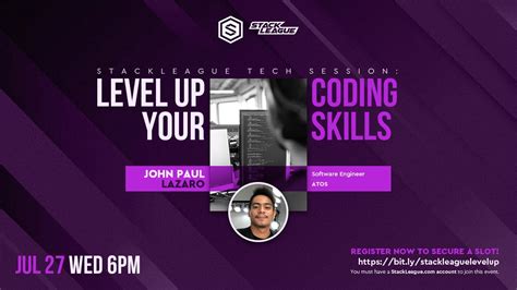 Stackleague Tech Session Level Up Your Coding Skills Youtube