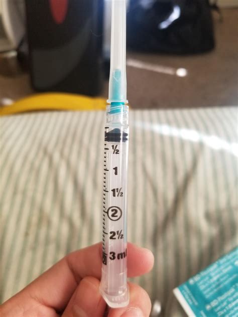 How Much Is 05 Ml On A 3ml Syringe