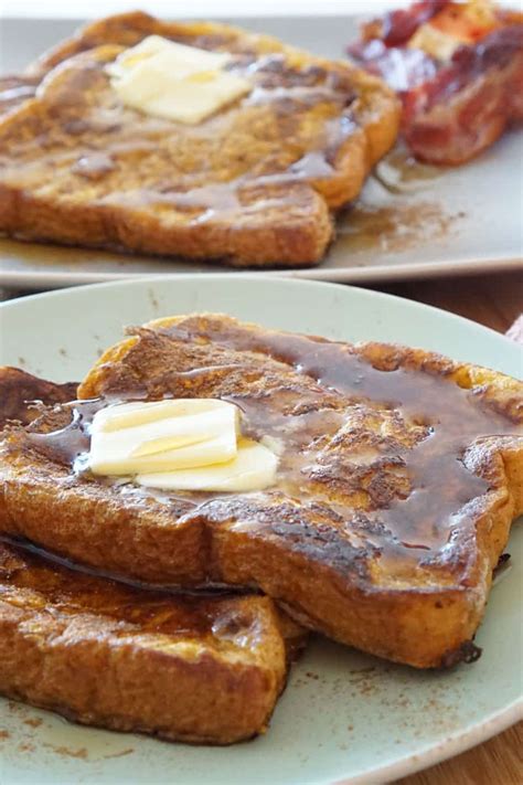 Pumpkin French Toast With Cinnamon And Nutmeg A Food Lovers Kitchen
