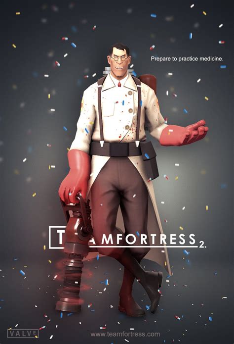 Team Fortress 2 Medic Poster House By Klausheissler On Deviantart