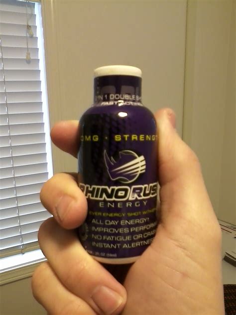 Energy has a refreshing citrus flavor to combat the overly medicinally tasting competitors. CAFFEINE!: Review for Rhino Rush