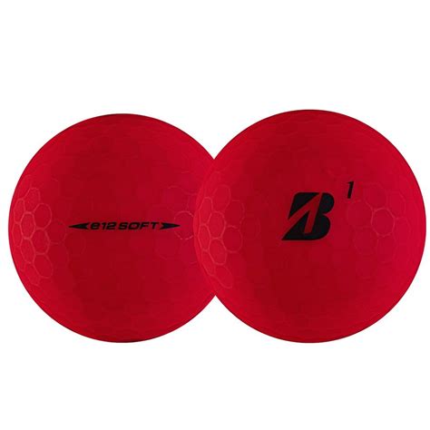 Bridgestone E12 Contact Golf Balls Matte Red Dozen Scottsdale Golf