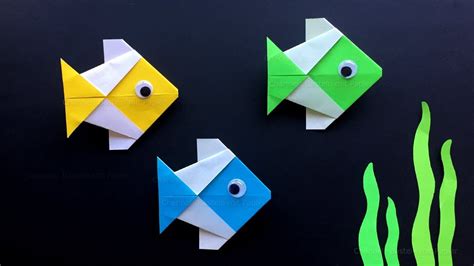 Origami Fish How To Make A Fish With Paper Easy Tutorial Origami