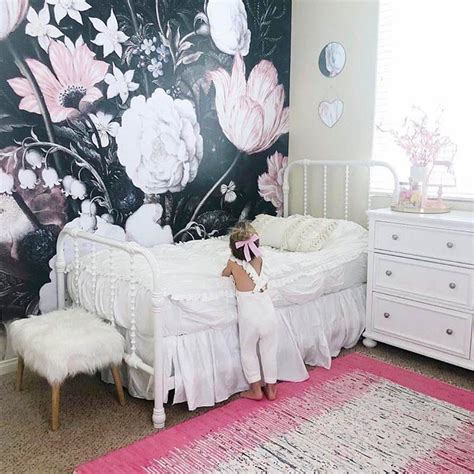 Best Of Project Nursery Black Floral Girls Room Nursery Accent Wall