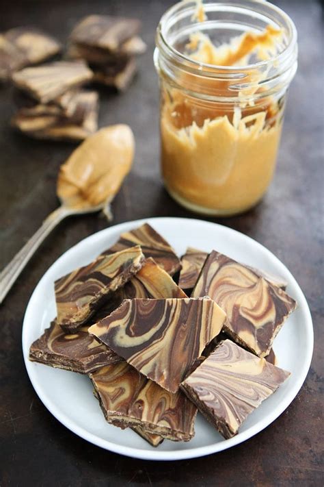 peanut butter chocolate bark recipe two peas and their pod