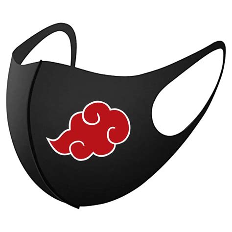 Naruto Face Mask Akatsuki Symbols
