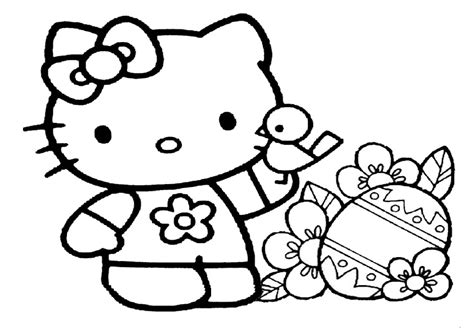 Ballet bow hello kitty anime hello kitty hd art, cute, flowers. Malvorlagen Ostern Hello Kitty | Ausmalbilder