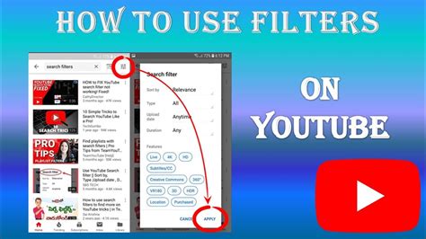 How To Use Youtube Search Filters In Youtube Youtube