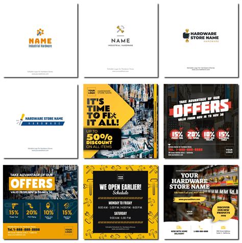 Customize Hardware Store Flyer Templates Online