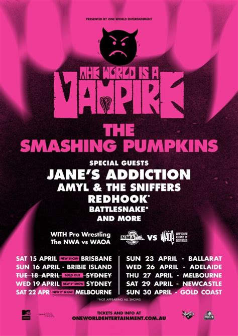 The Smashing Pumpkins Set Times And Local Openers Announced The Rockpit