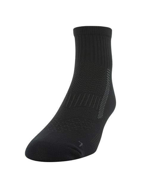 Gildan Mens Active Flat Knit Ankle Socks 6 Pairs