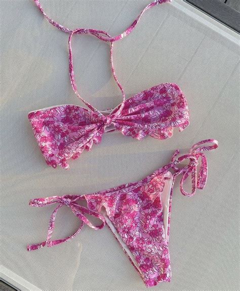 cute swimsuits cute bikinis pink vintage 00s mode mode du bikini bikini triangle beach