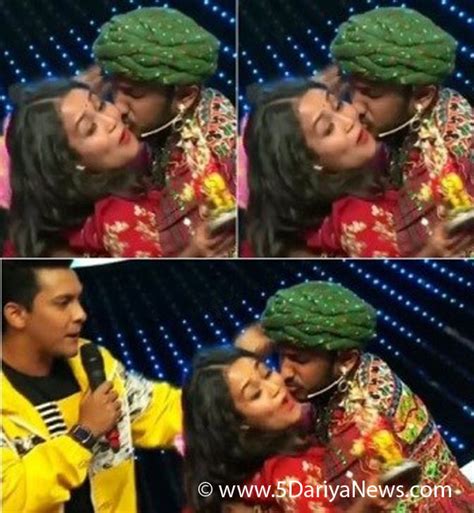 Neha Kakkar Shocked When Kissed By A Contestant On Indian Idol 11
