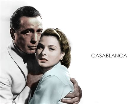 Casablanca Humphrey Bogart Ingrid Bergman Białe Tło