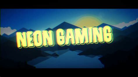 Intro Neon Gaming Youtube