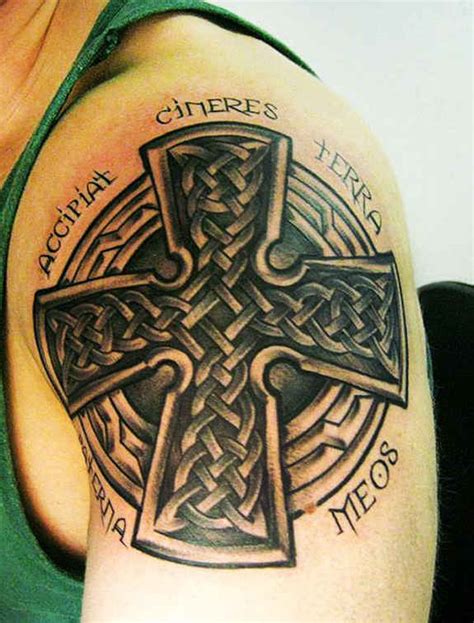 Celtic cross tattoo by captain bret. 41 Simple and Detailed Celtic Cross Tattoos