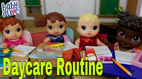 Baby Alive Daycare Routine Baby Alive Videos Youtube