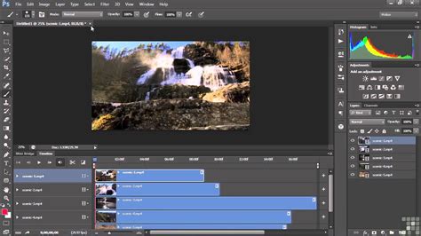 Adobe Photoshop Video And Animation Tutorial Adding Assets To A Project
