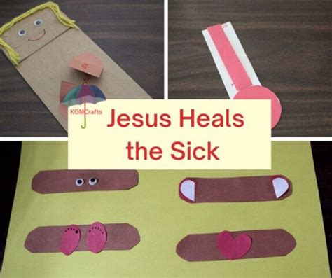 Jesus Heals Crafts Are For The Bible Verse Mark 129 42 Kids Will Have