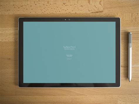 Brand New Surface Pro 4 Mockup Psd 365 Web Resources