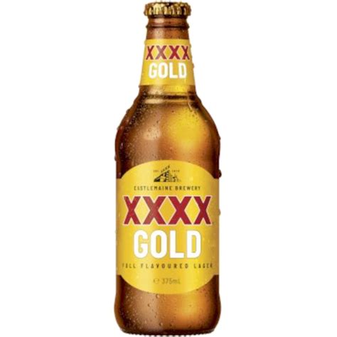 Xxxx Gold Bottle 375ml 4×6 Pack Carton Bar