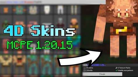 4d5d Skin Pack For Minecraft Pe 12015 Working On Servers